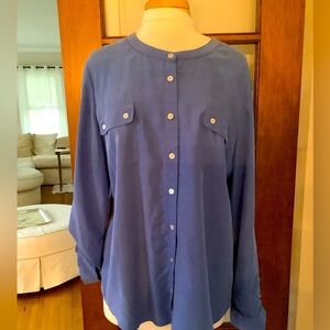 Chicos periwinkle Blue Button-Up Blouse
